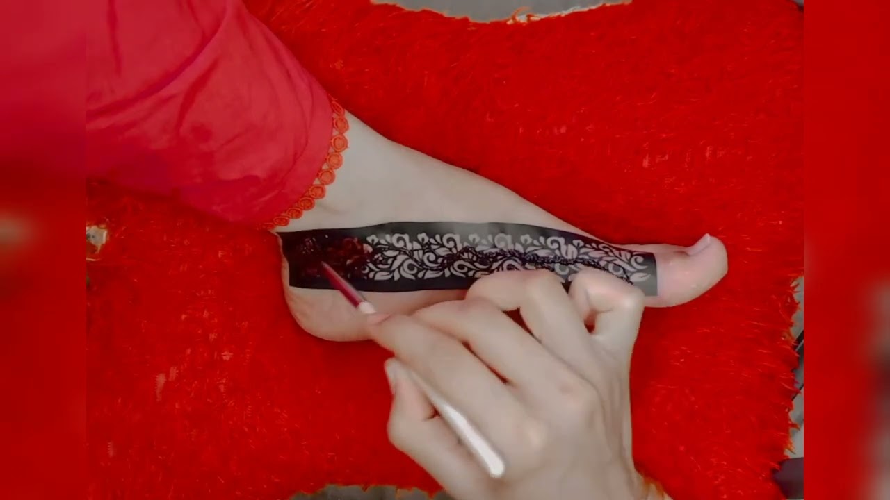 beautiful mehndi sticker design