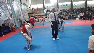 Taekwondo -54 Primera pelea Rodrigo