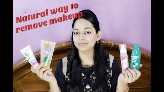 Natural way to remove makeup with coconut oil and rose water in winter step by step in Hindi