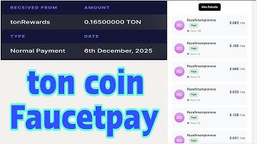 Kiếm Đồng Ton Coin Mới - Rút Về Faucetpay Miễn Phí.