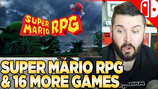 SUPER MARIO RPG REMAKE (and other great games too) at this Nintendo Direct Reaction