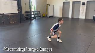Alternating Lunge Jumps
