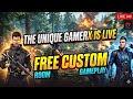 live free fire custom lThe unique gamerX live is live!