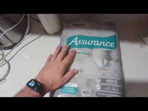 Assurance Incontinence Underwear for Men Review and Unboxing 