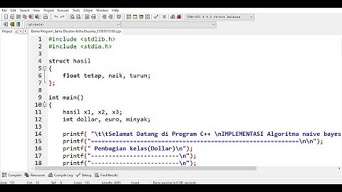 Demo Program  Prediksi Harga Emas dengan Menggunakan Implementasi dari Algoritma Naive Bayes