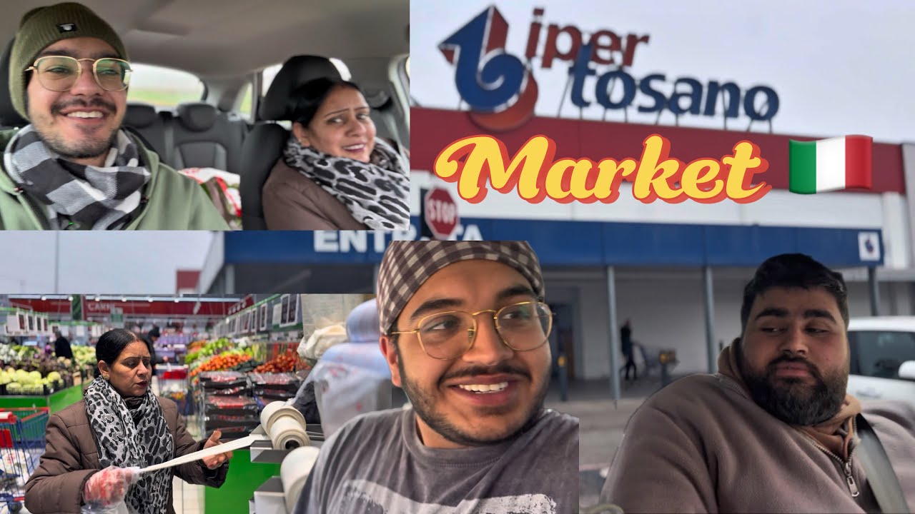 Mummy naal gaye market | Punjabi Vlog Italy🇮🇹 | New boofer
