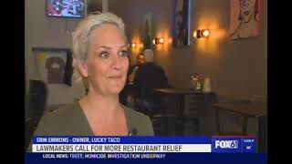 Lawmakers Call for Restaurant Relief