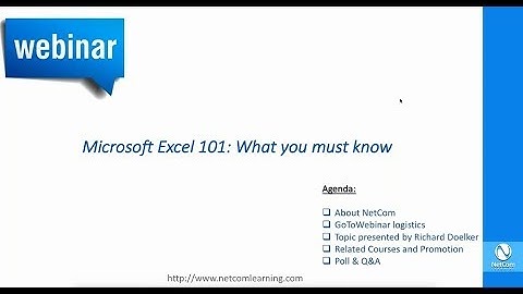 Microsoft Excel 101: What You Must Know