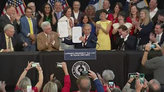 Governor Greg Abbott signs largest property tax cut in Texas history