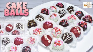 CAKE BALLS for Valentines Day | Fudgee Bar Cake Balls