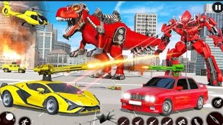 US Police Car Robot Transform Drone Wars Games 20232 | AndroidiOS Gameplay screenshot 5