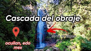 cascada del obraje Ocuilan de Arteaga Estado de México // cascada de 30 metros