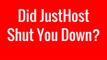 Just Host shut down my website because of malware infection
