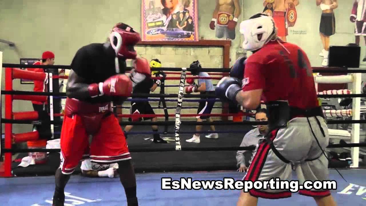 Great Sparring Eddie Alicea Sparring Hakeen Ellis Esnews Boxing Youtube