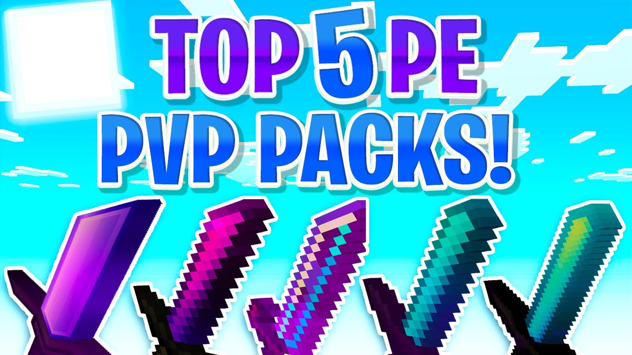 TOP 5 MCPE PvP TEXTURE PACKS! | Minecraft Bedrock (High Res Edition ...