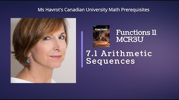 Functions 7.1 - Arithmetic Sequences