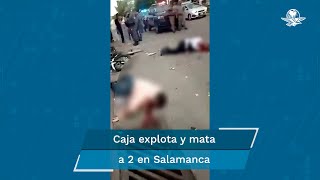 Explosivo mata a dos y deja varios heridos en Salamanca