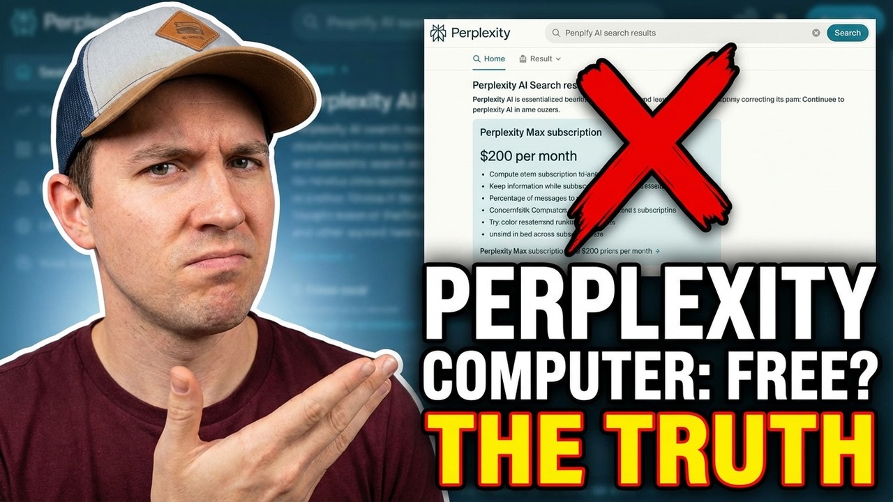 How Can We Use Perplexity Computer for Free - Here's What I Found - YouTube