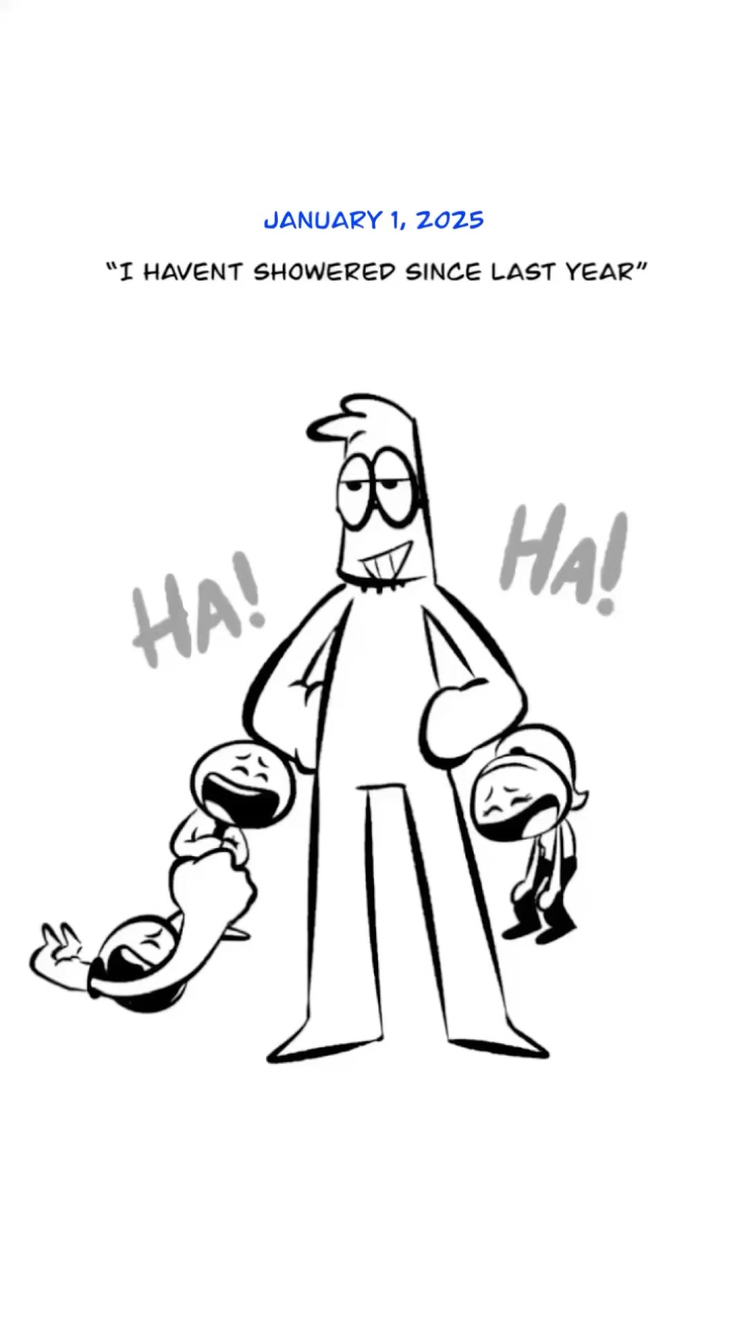 Haven’t Showered Since Last Year ? (Animation Meme) #shorts