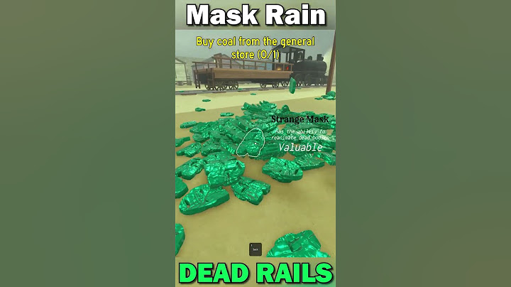 The Strange Mask Rain - Dead Rails Update #roblox