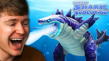 Becoming SHARKJIRA the GODZILLA SHARK! - Hungry Shark Evolution