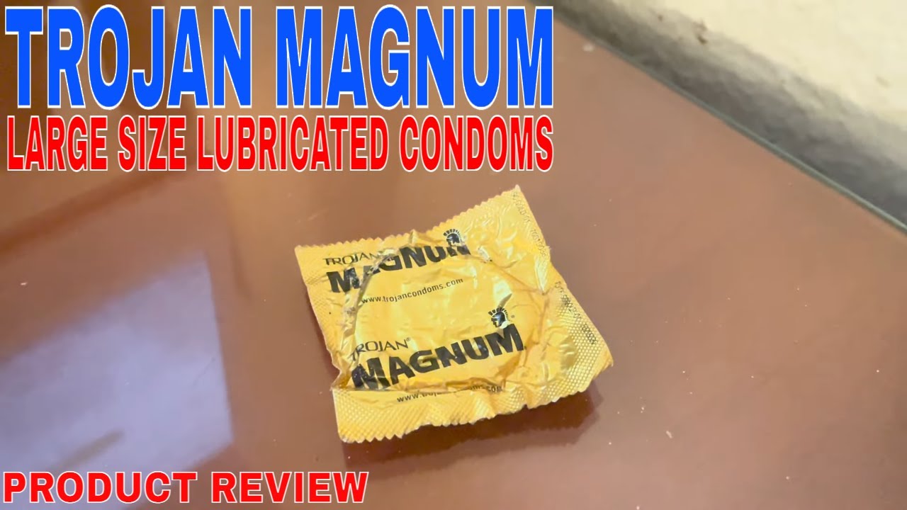 Trojan Magnum Large Size Lubricated Condoms - 12 count 🔴 - YouTube