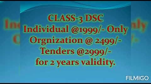 Buy DIGITAL SIGNATURE CERTIFICATE Online. New year Class-3 DSC
