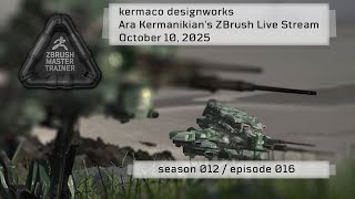Kermaco Designworks - Hard Surface and Character Design  ZBrush hard surface character design