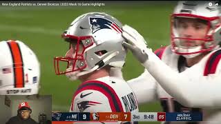 JuJuReacts To New England Patriots vs. Denver Broncos | 2023 Week 16 Game Highlights