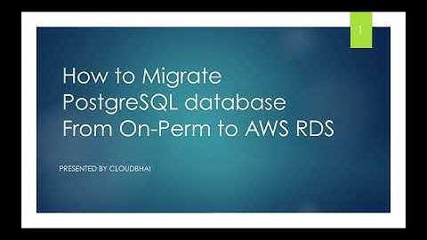 AWS PostgreSQL Migration | PART -1 (Full Load Migration Without LOB Objects )
