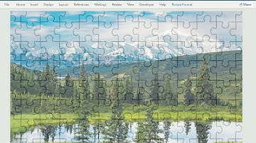 How to Create Jigsaw Puzzles in Microsoft Word   #puzzle #puzzleword #CreateJigsawPuzzles