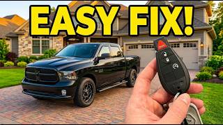 09-18 Ram 1500 Key Fob Buttons Not Working? FREE and EASY Fix! (Lock, Unlock and Remote Start)
