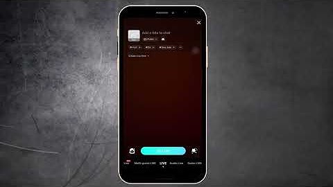 How To Set A Background On Your Live On Bigo Live - Quick And Easy