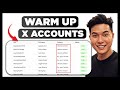 How to Warm Up X Accounts Safely in 2025 with MKT X Tool