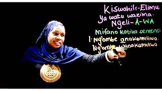 Kiswahili - Elimu ya watu wazima - Somo la 5: Ngeli ya a - wa