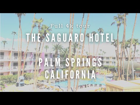 Video: USA: n Saguaro Palm Springs -hotellin värikäs hengessä