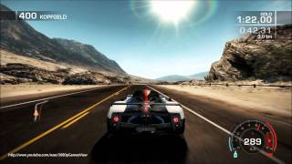 Need For Speed Hot Pursuit - Gameplay - 1080P - Max Settings - Pagani Zonda Cinque Roaster
