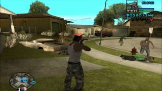 GTA SA : Interface , weapons mod .