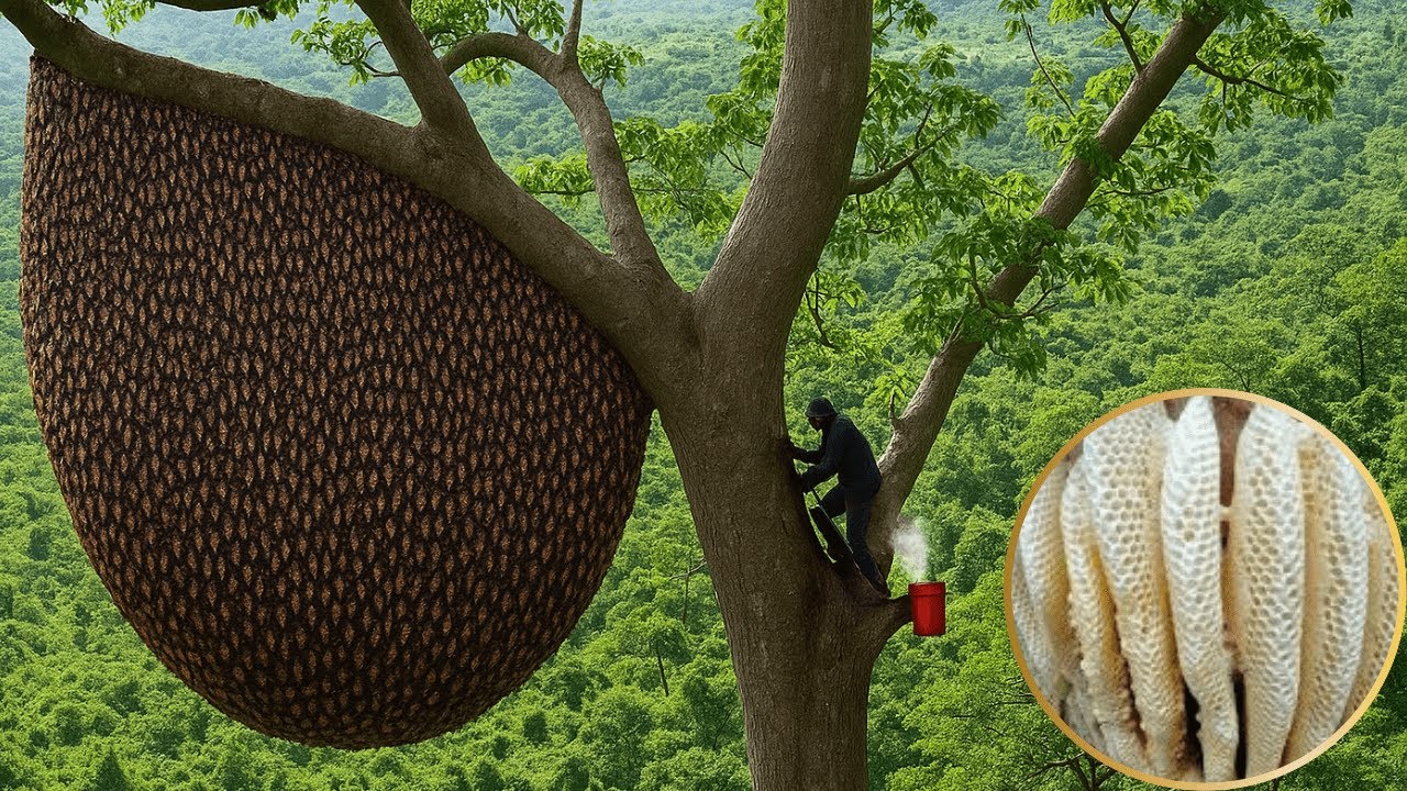 Barehanded Bee Hunter – A Wild Honey Harvest Journey with a Surprising Ending!