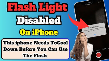Fixed ✅ Flash is disabled 2023 |This iphone needs to cool down before you can use the flash (iPhone)