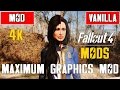 Fallout 4 – Maximum Graphics Mod 2015/2016 vs. Vanilla Graphics Comparison in 4K