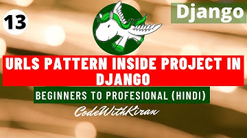 Django Tutorial - URL Dispatcher or URL Pttern inside Project in django (Hindi)