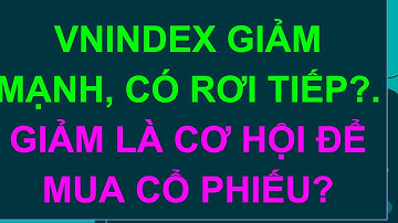 SIÊU NÓNG | VNINDEX GIẢM MẠNH, CÓ RƠI TIẾP?. GIẢM LÀ CƠ HỘI ĐỂ MUA CỔ PHIẾU.