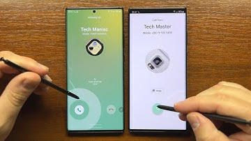 Samsung Galaxy Note 20 Ultra One UI Dialer vs S22 Ultra Google Dialer Incoming Call with Styluses