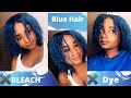 From Ginger to Blue!! Dyeing my Type 4 Hair with Blue Hair Paint Wax| I'm stocking up on this stuff