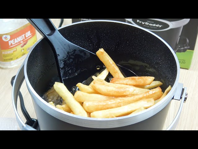 Presto FryDaddy 1 Quart Deep Fryer Demo - Fries & Shrimp 