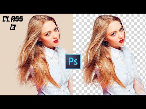 Hair cut out - how to Hair Cutting in Adobe Photoshop CC  Full Training Course Class # 