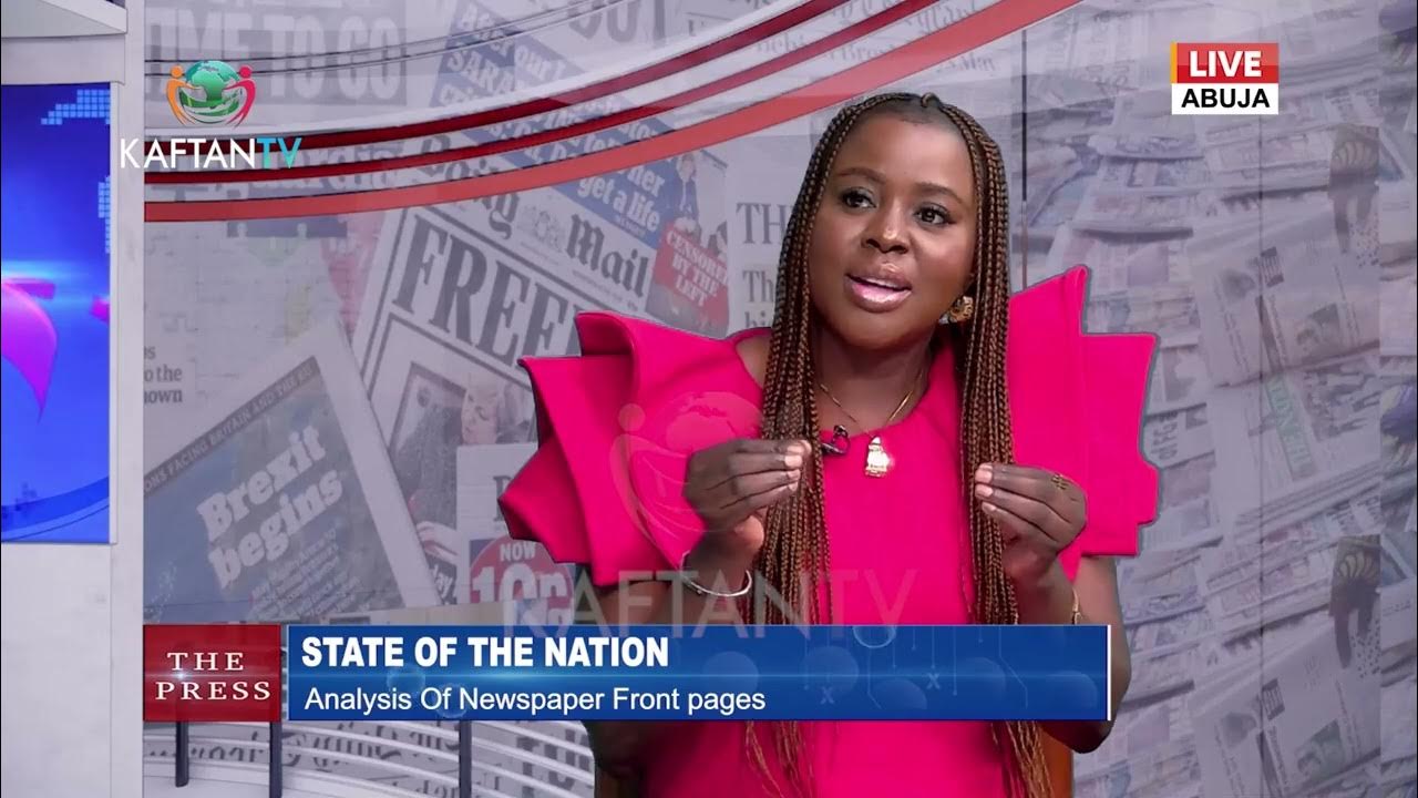 STATE OF THE NATION: Analysis Of Newspaper Front Pages