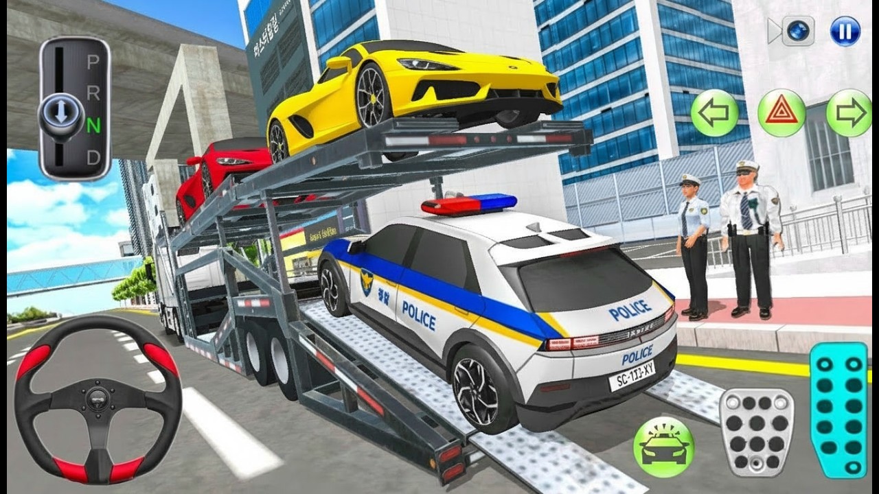 3D Driving Class Simulation -- USA Funny 3D Car Officer Refuel His Super Car Gas Crazy Gameplay