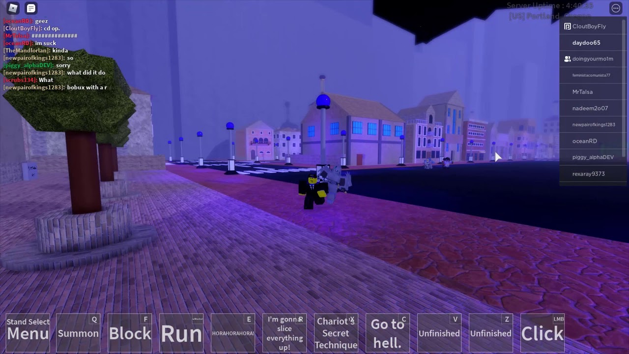 New Map In N The Jojo Game N The Jojo Game Youtube - roblox jojo map